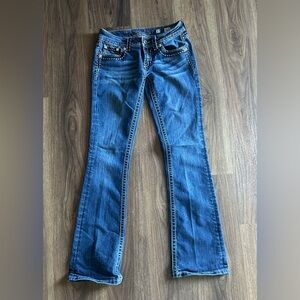 Miss Me Flare Jeans in Blue